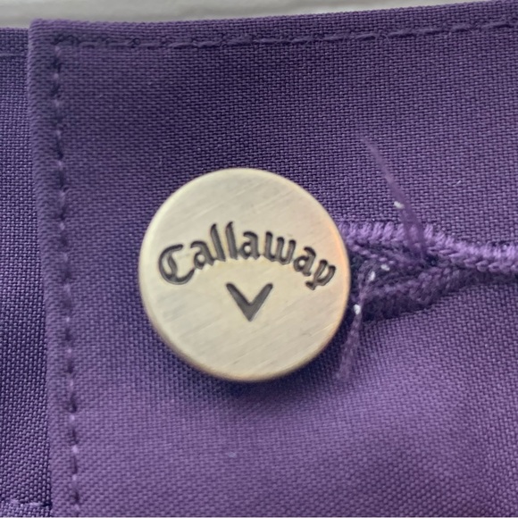 Callaway Deep Purple Golf Shorts 36 Performance Stretch Excellent Condition - Picture 2 of 7